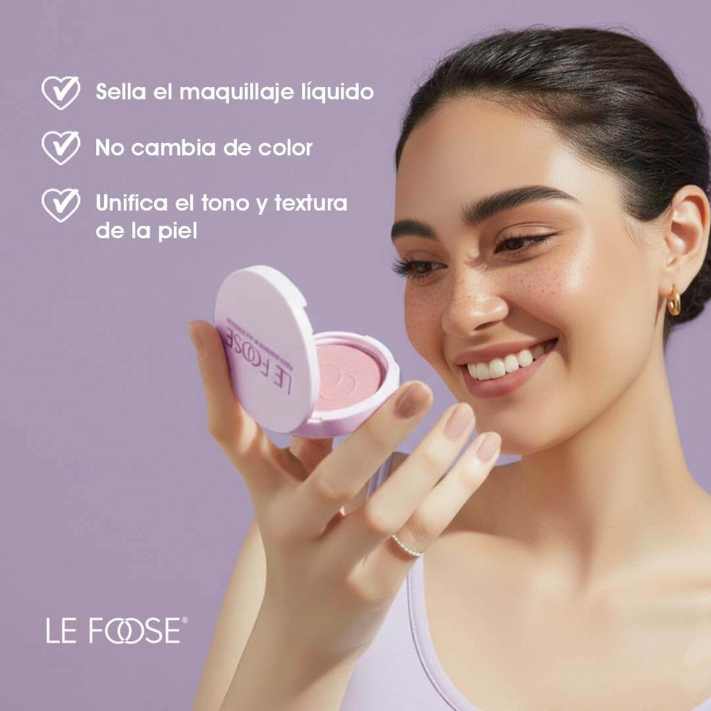 MAQUILLAJE POLVO LE FOOSE TONO CARAMEL