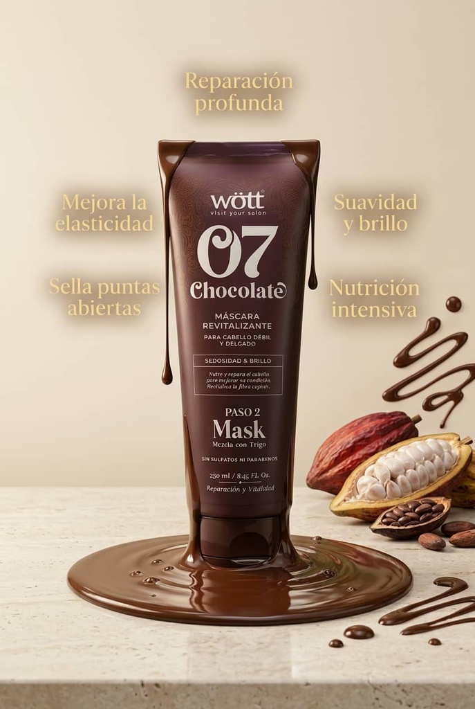TRAT. EN MASCARILLA CHOCOLATE DE WOTT 07