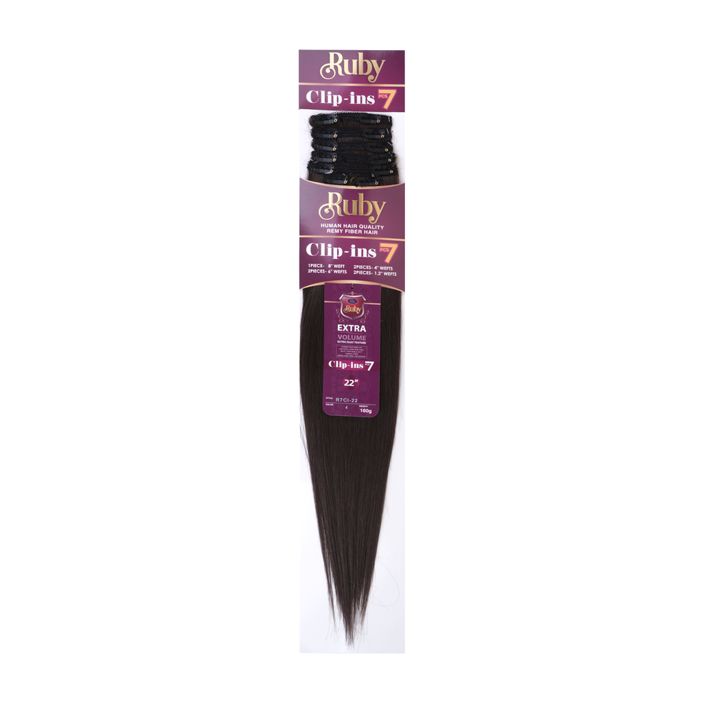 [RUB-22-4] EXTENSION SINTETICA RUBY TONO 4 C/CLIP