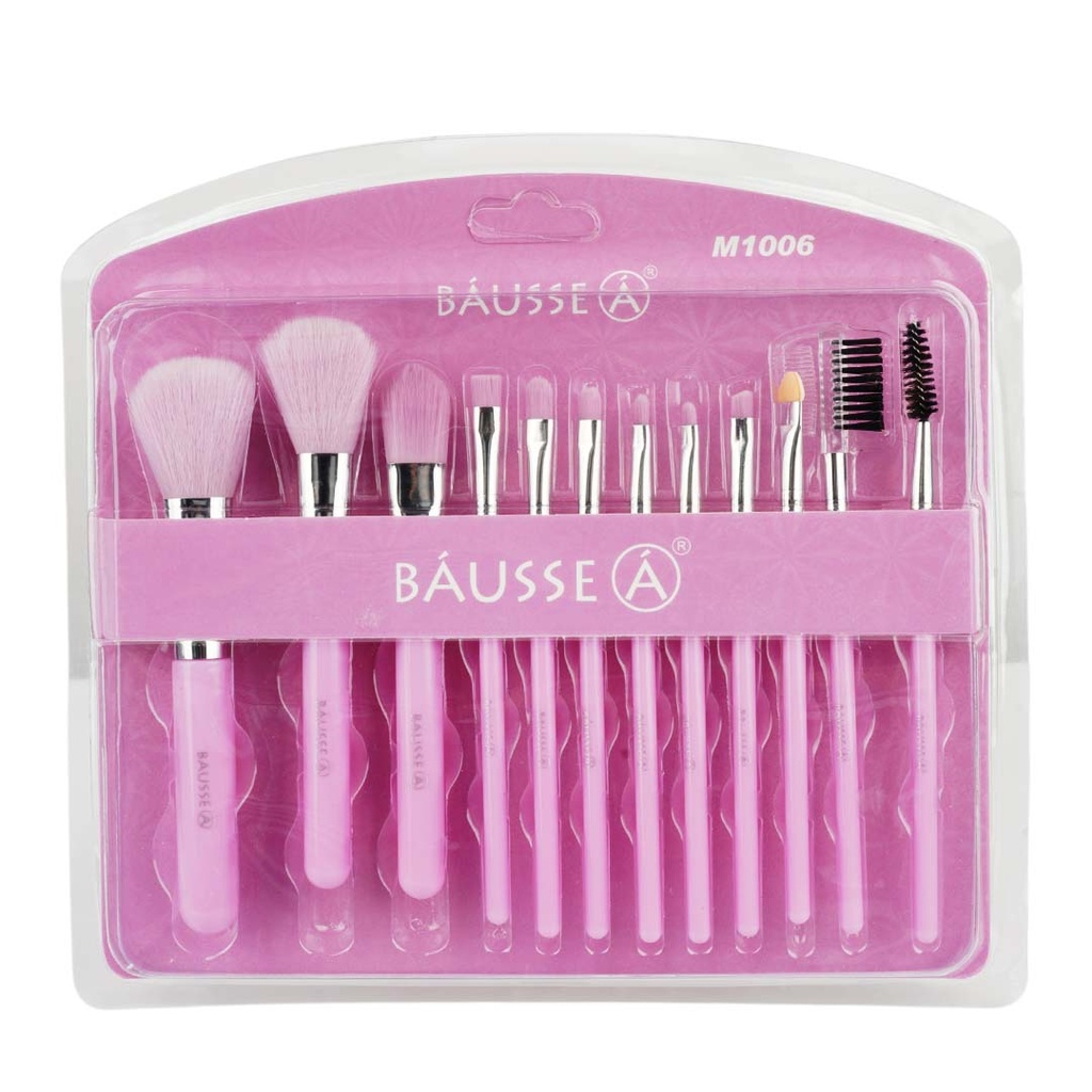 [M1006-L] ESTUCHE DE BROCHAS CON 12 PIEZAS BAUSSE