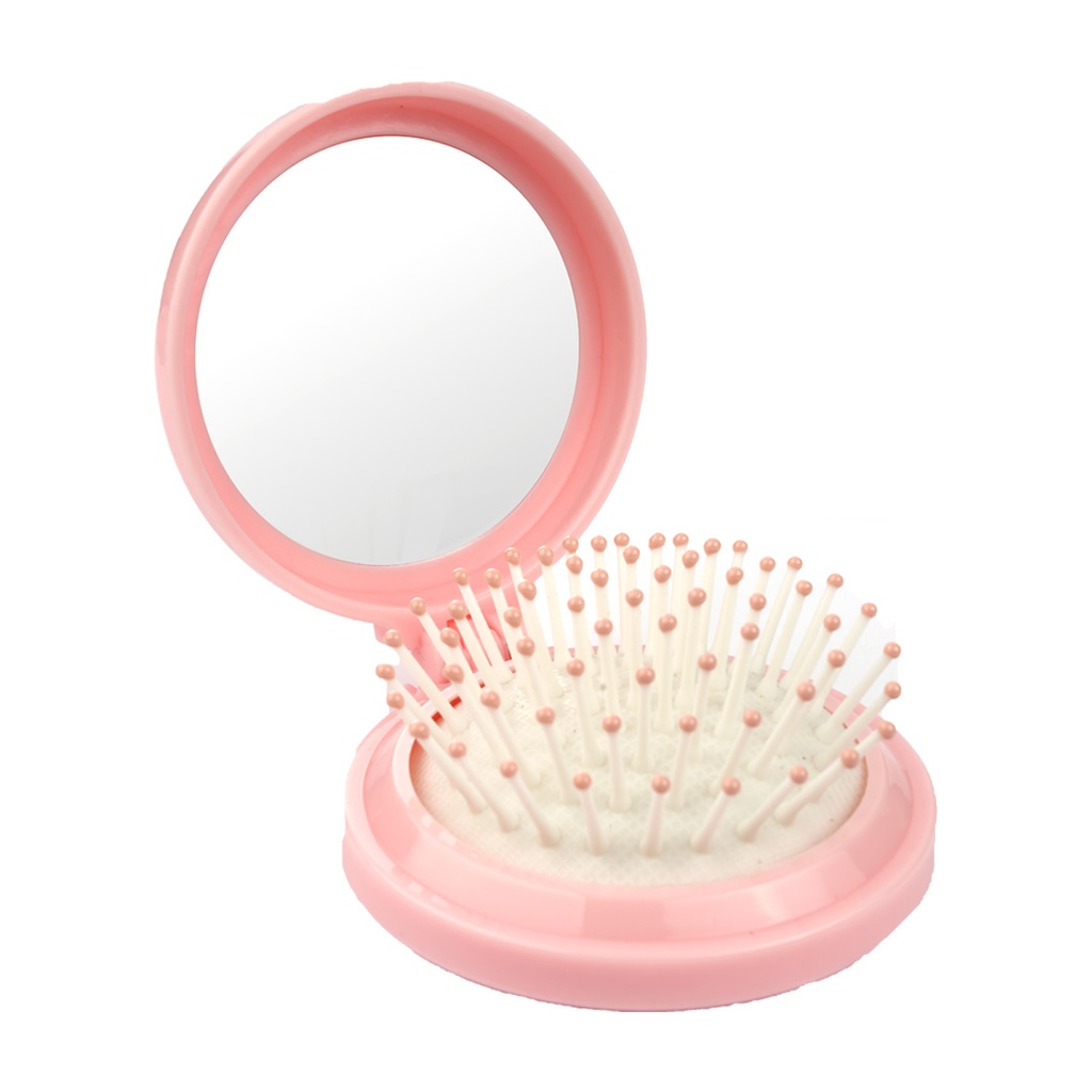 MINI PEINE PLEGABLE CON ESPEJO