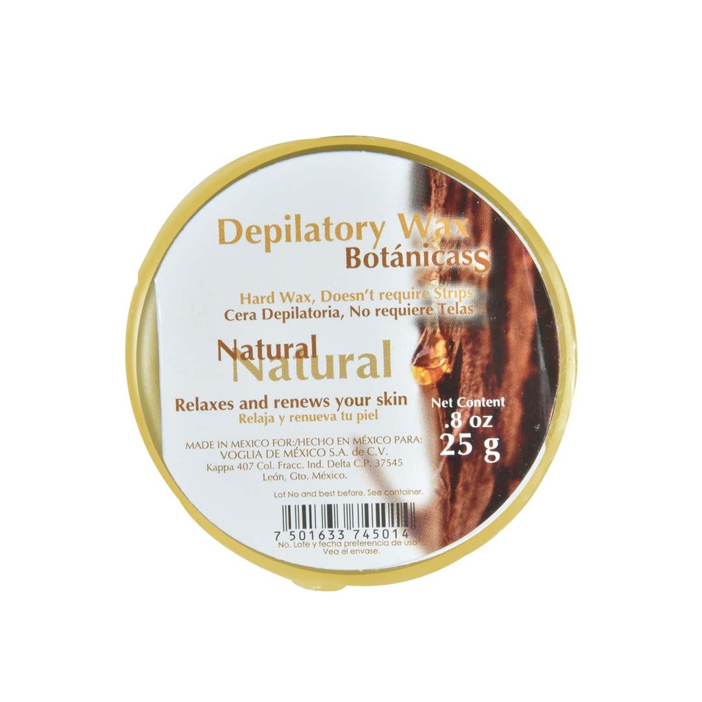 CERA NATURAL EN TABLETA 25 GR.