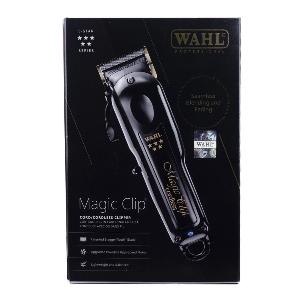 Maquina cortadora 5 Star Cord/Cordless Magic Clip NEGRA WAHL