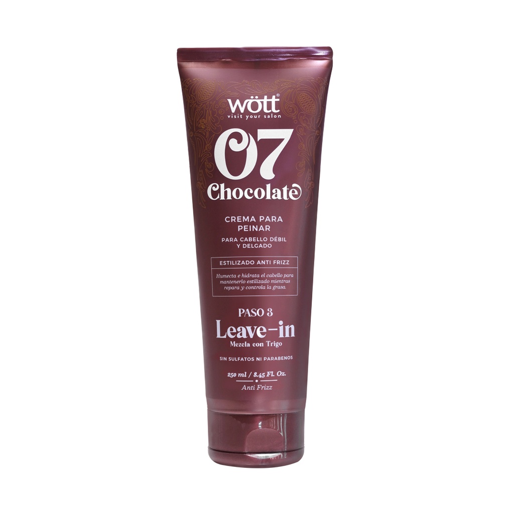TRATAMIENTO LEAVE-IN CHOCOLATE DE WOTT 07