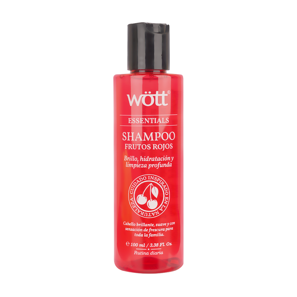 SHAMPOO FRUTOS ROJOS WOTT 100 ML.
