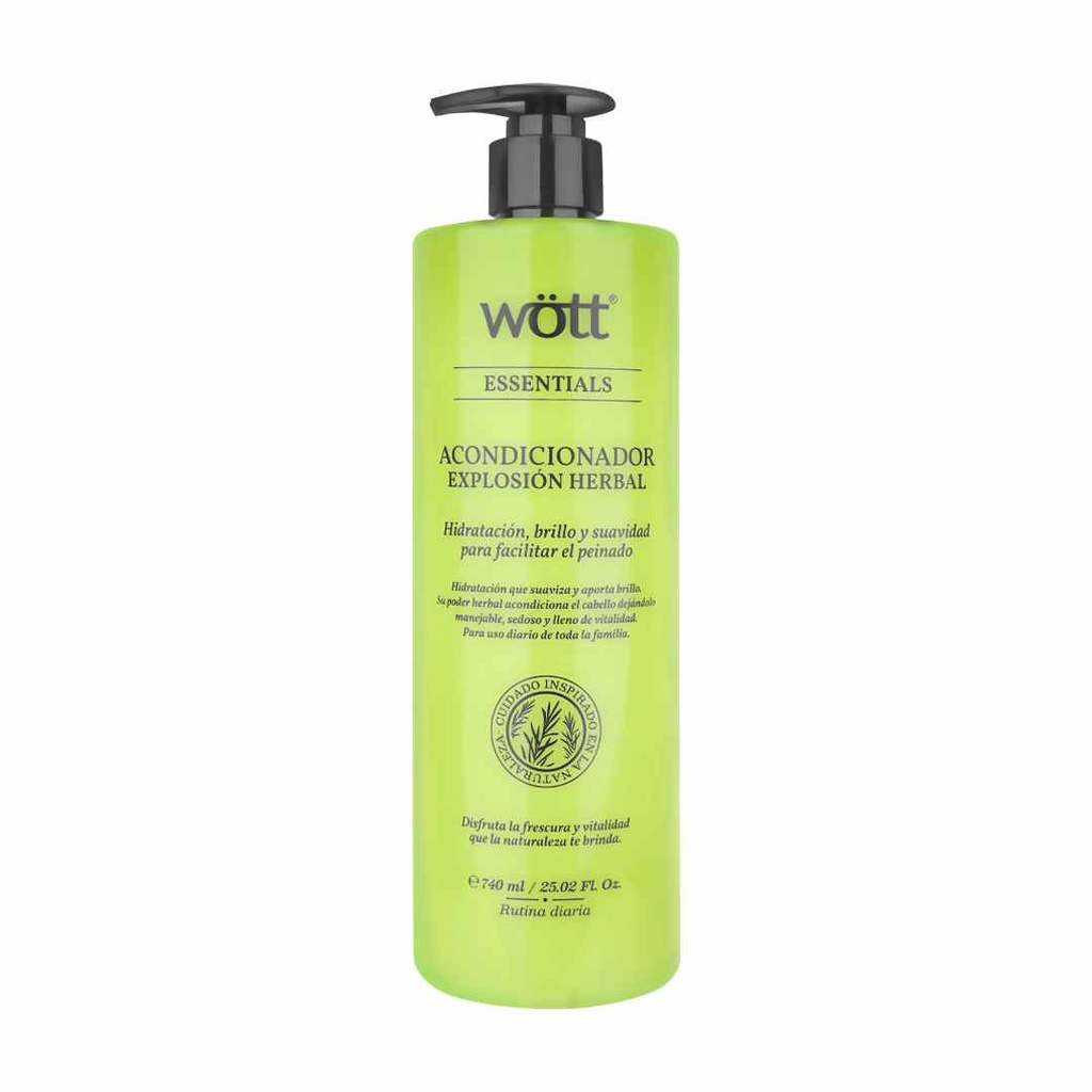 ACONDICIONADOR HERBAL WOTT 740 ML