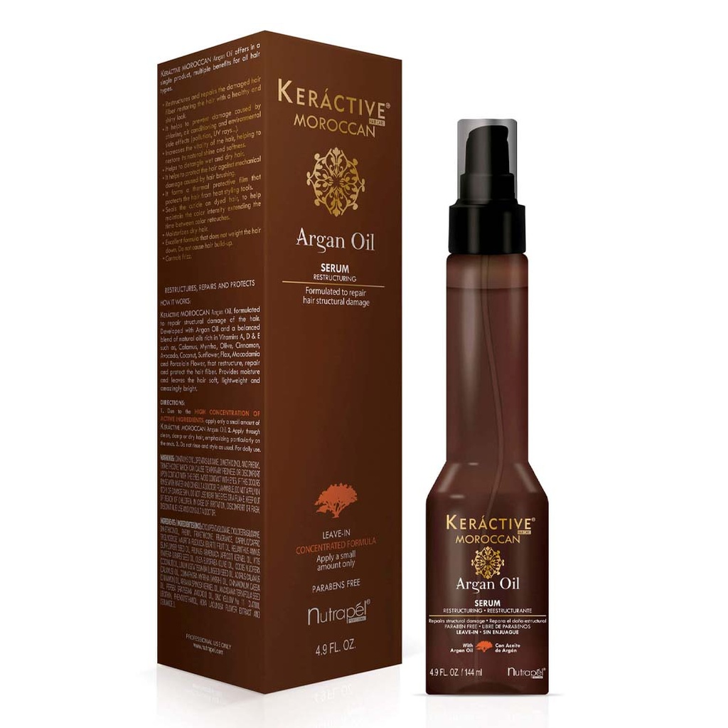 [MKO] TRATAMIENTO KERACTIVE MOROCCAN ARGAIN OIL 144 ML.