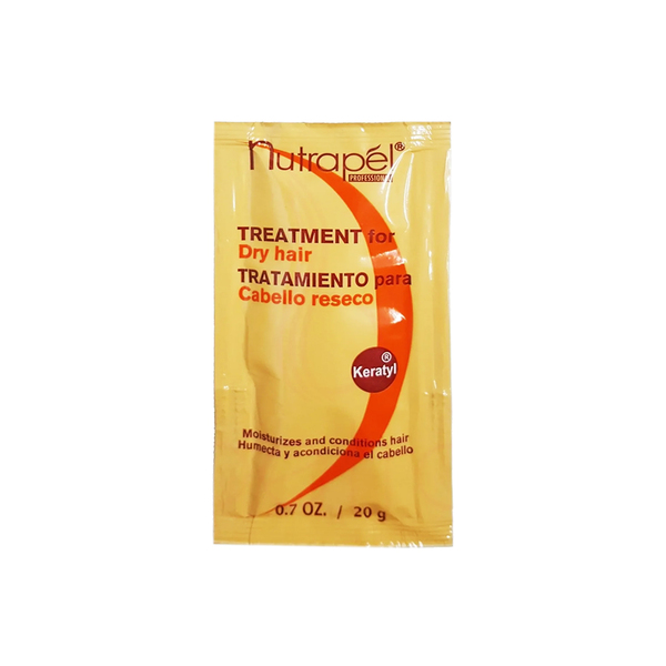 [nu-20] TRATAMIENTO PARA CABELLO RESECO NUTRAPEL SOBRE 20 GR