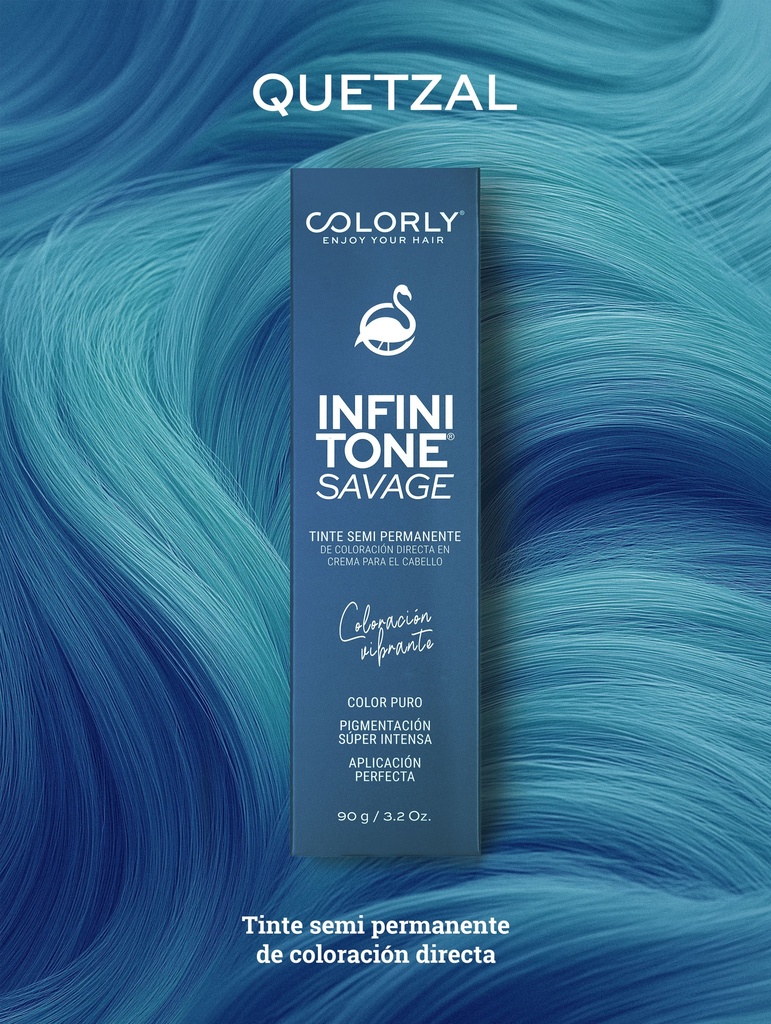 [CFQUETZAL] TINTE FANTASIA QUETZAL COLORLY