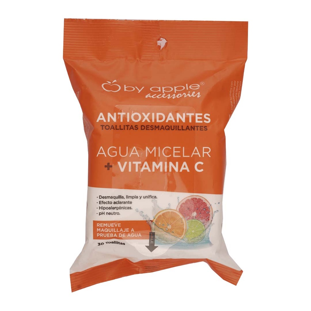 [DESM-VITC] TOALLITA DESM. DE AGUA MICELAR+VITAMINA C