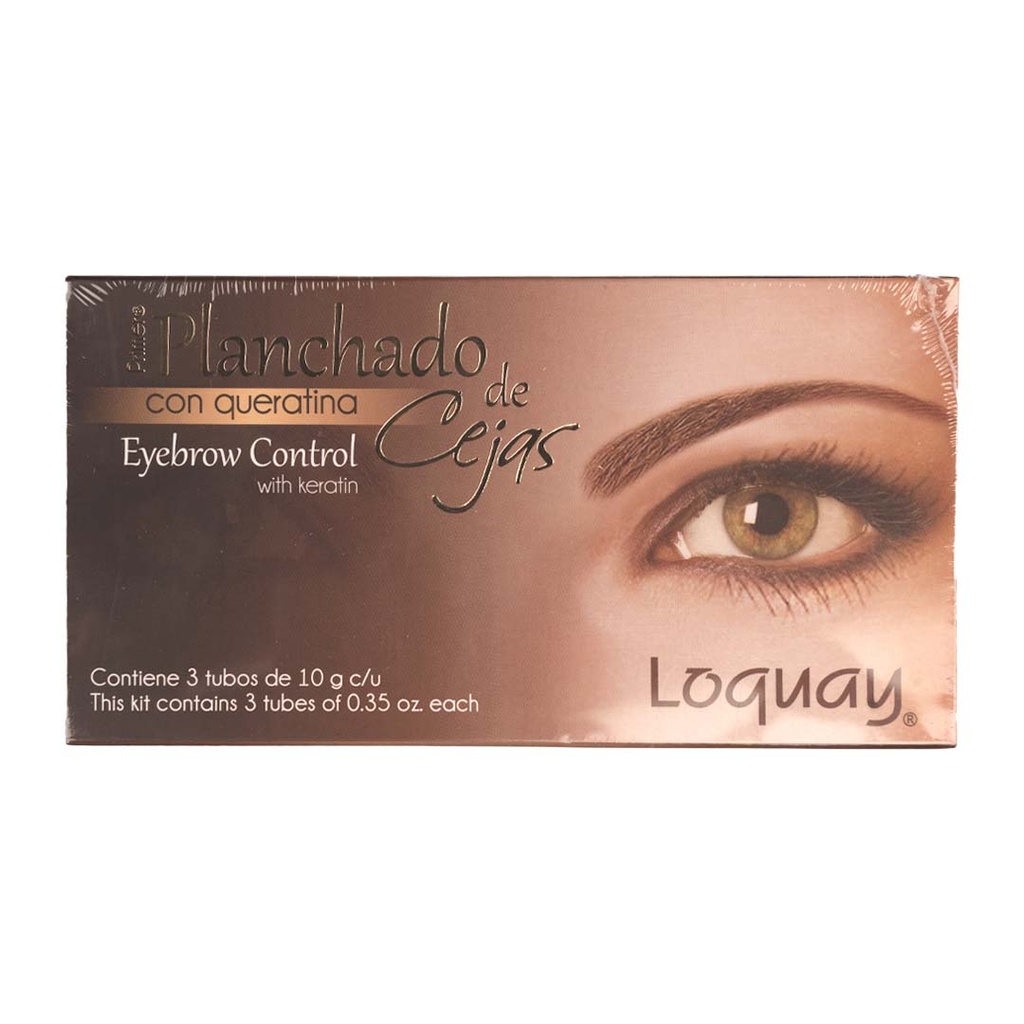 PLANCHADO DE CEJA CON QUERATINA LOQUAY