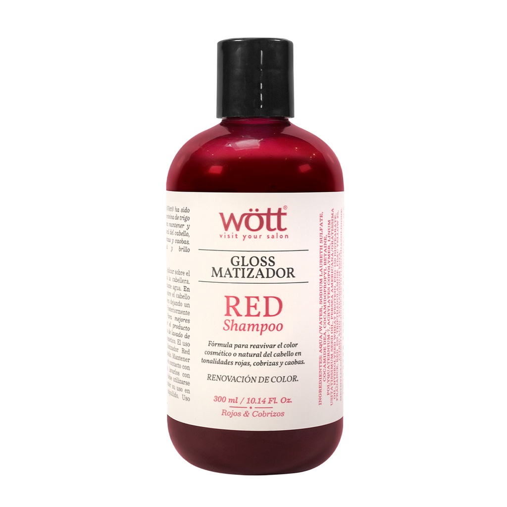 SHAMPOO WOTT MATIZADOR RED 300 ML