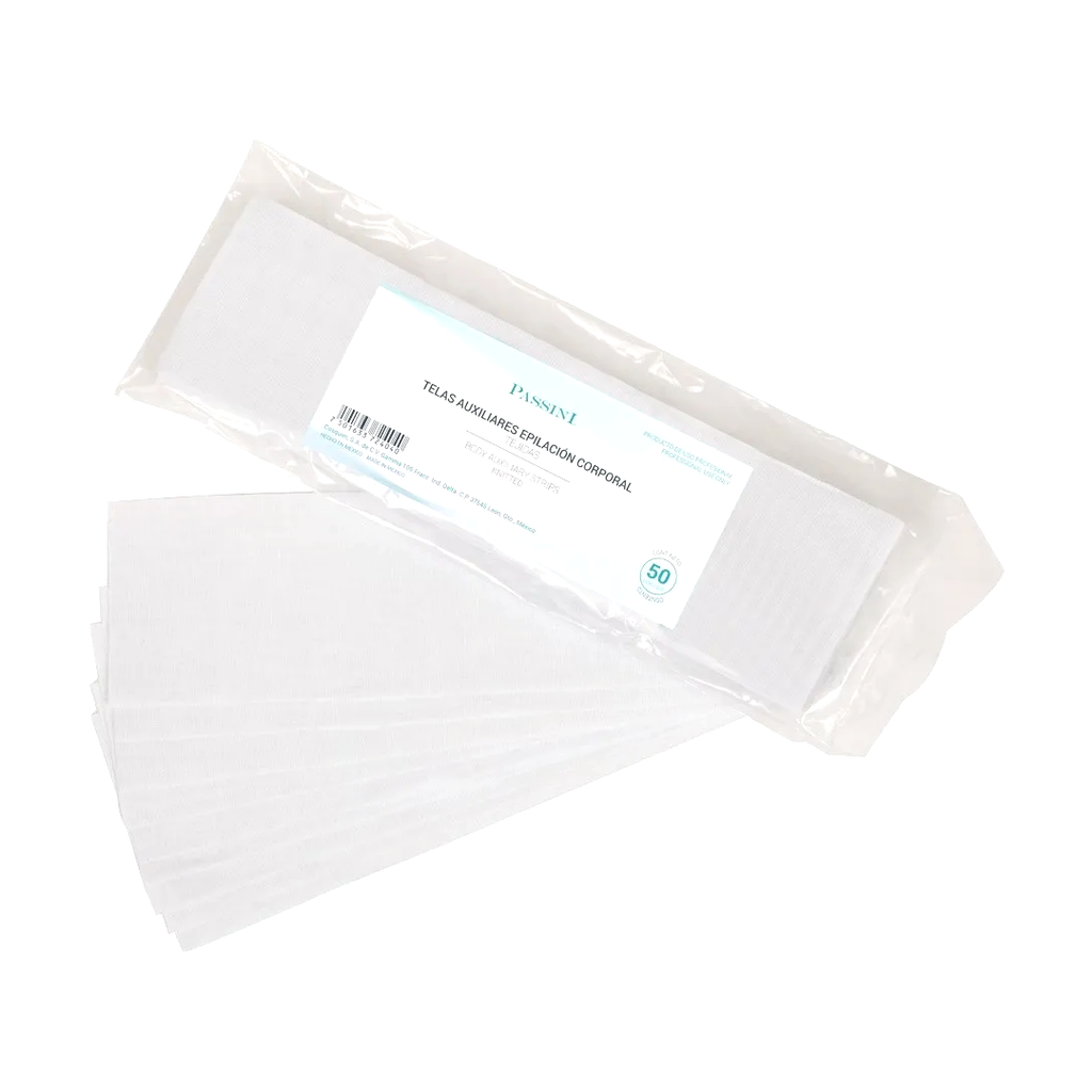 TELAS PARA EPILACION CORPORAL TEJIDAS PASSINI 50 PIEZAS