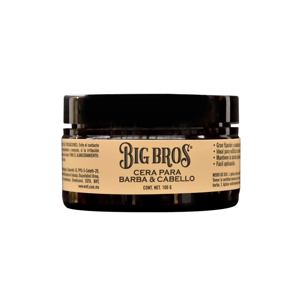 CERA BIG BROS PARA BARBA Y CABELLO 100 GR