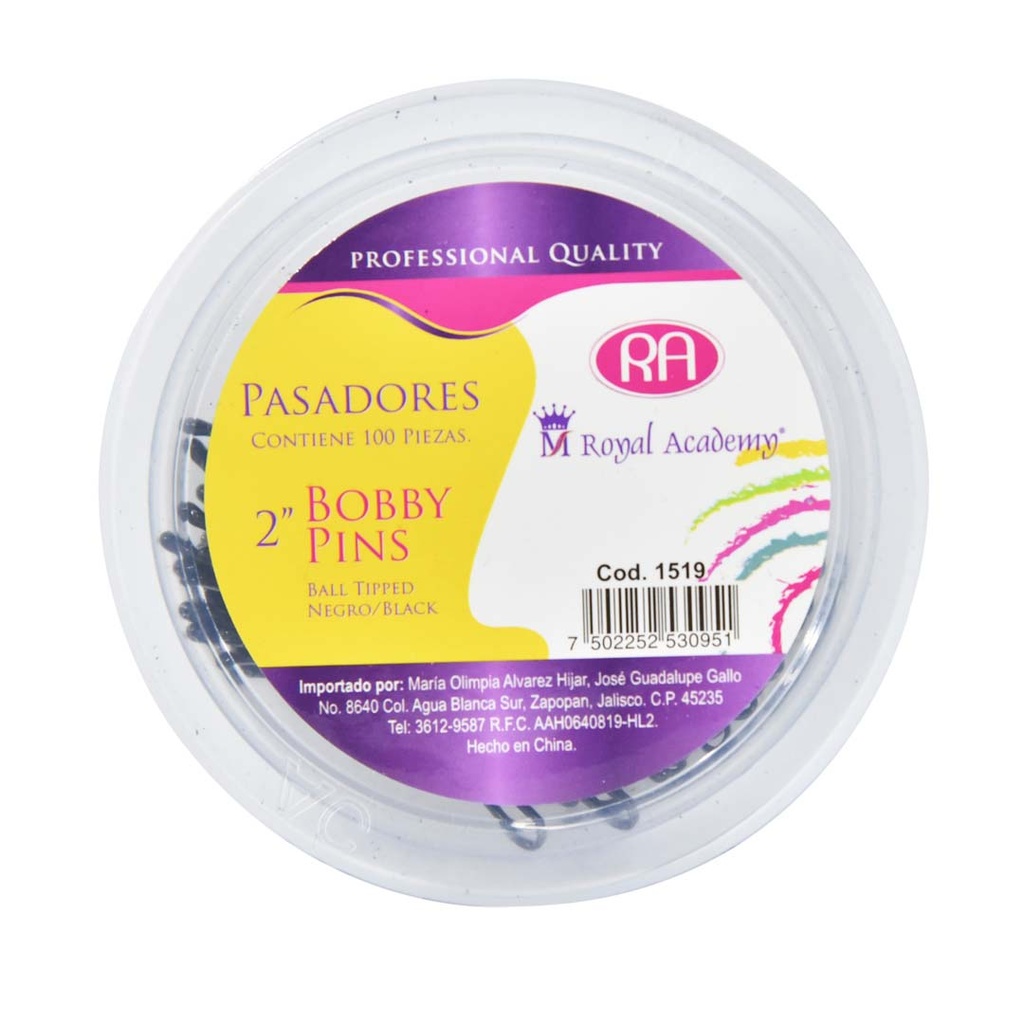 PASADOR NEGRO BOTE C/100 RA