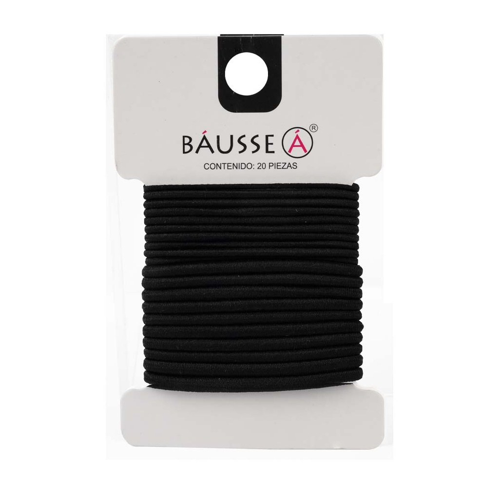 PAQUETE DE LIGAS NEGRAS C/20 BAUSSE