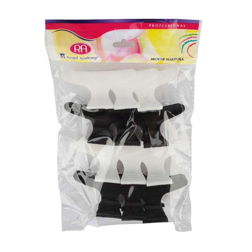 MARIPOSA BLANCO Y NEGRO C/12 GLOBUS