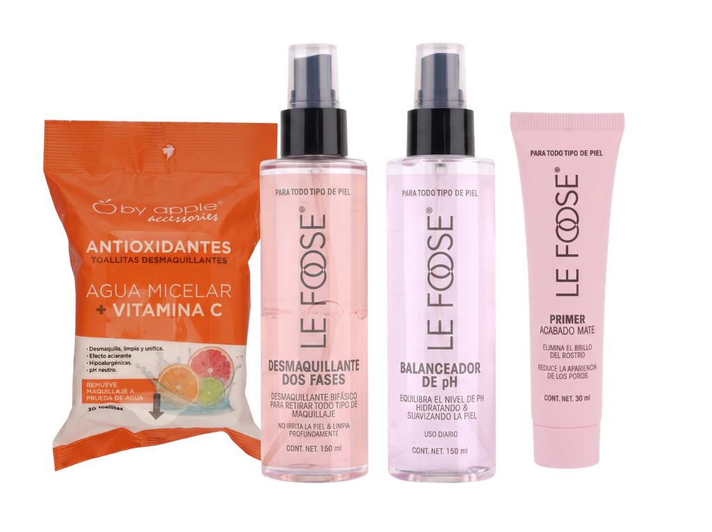 Le Foose Kit Esencial de Limpieza y Preparación Facial