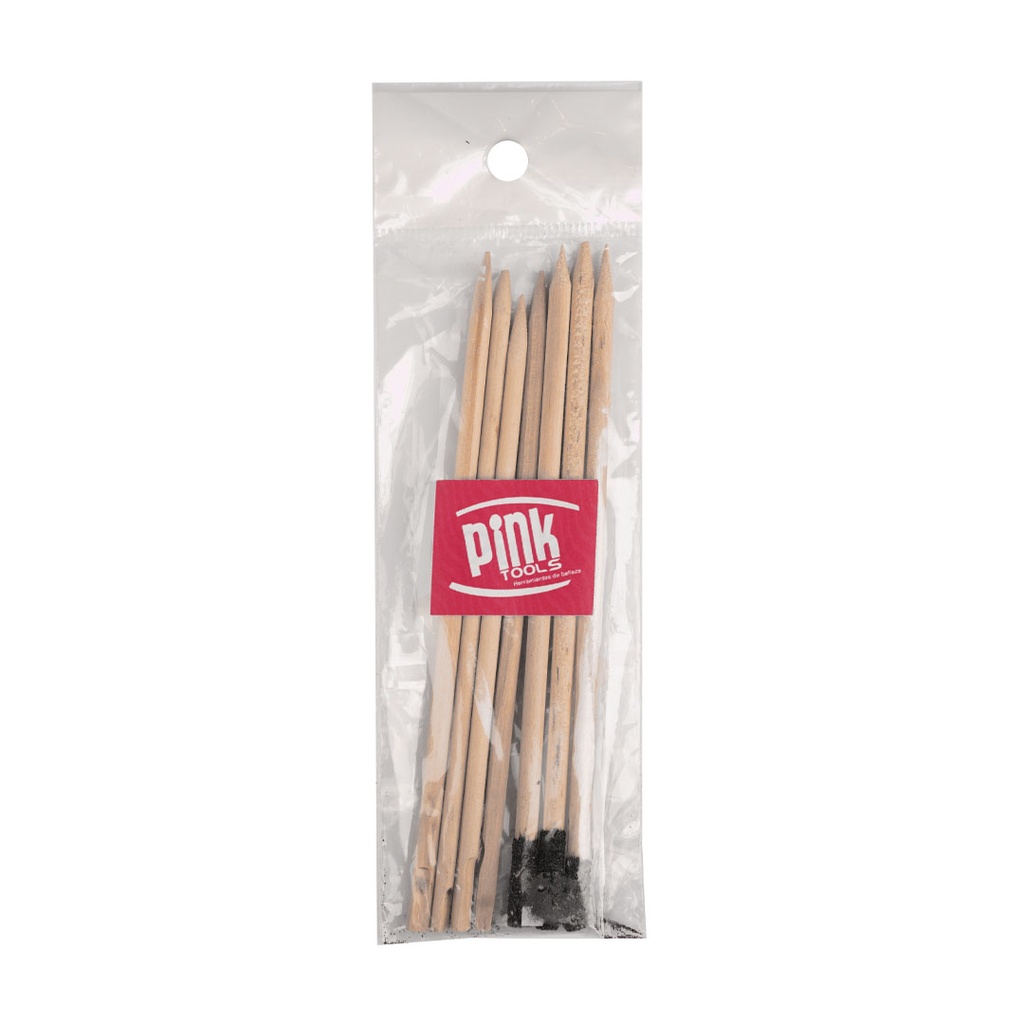 [PCNPT] PALITOS DE NARANJO COLORES C/6 PINK TOOLS