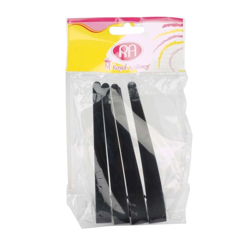 [C004-P] CLIP PLASTICO NEGRO Y GRIS C/4 RA