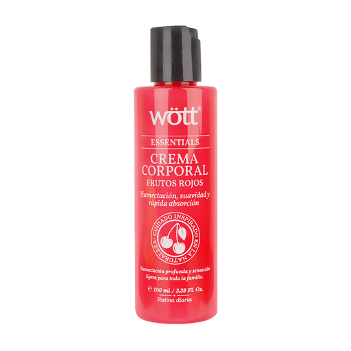 [MIN-CREM] CREMA CORPORAL FRUTOS ROJOS WOTT 100 ML