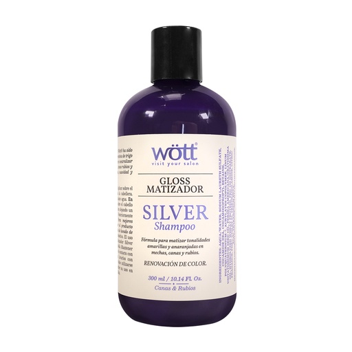 [GRAYW2] SHAMPOO WOTT MATIZADOR GRAY 300 ML
