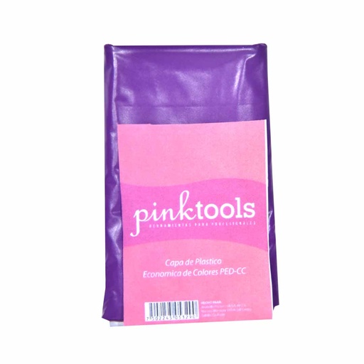 [PED-CC] CAPA DE PLASTICO ECONOMICO COLORES PINK TOOLS