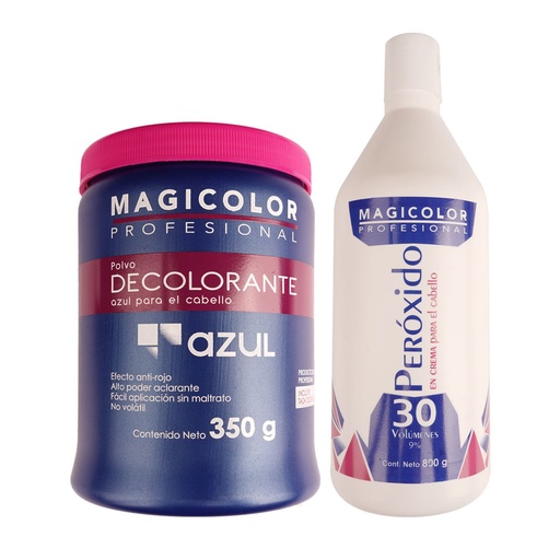 [107RYT] DECOLORANTE RYT AZUL 350 GR + PEROX. 30 VOL LTO