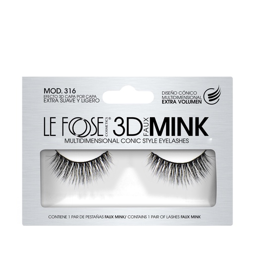 [LF316] PESTAÑA LE FOOSE 3D MOD.316